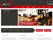 Tablet Screenshot of job2go.org